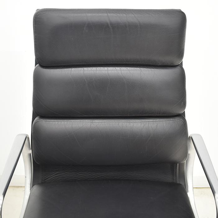 【中古】ハーマンミラー　イームズ　ソフトパッドグループエグゼクティブチェア　ポリッシュ　革張り　2025032503【中古オフィス家具】_2