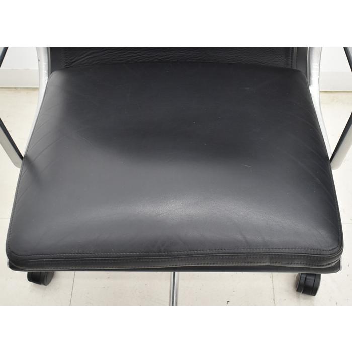 【中古】ハーマンミラー　イームズ　ソフトパッドグループエグゼクティブチェア　ポリッシュ　革張り　2025032503【中古オフィス家具】_3