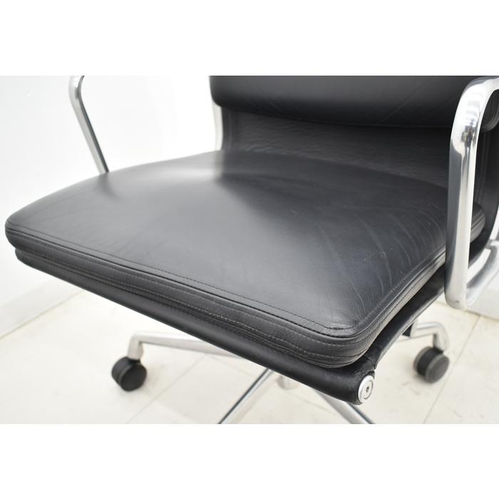 【中古】ハーマンミラー　イームズ　ソフトパッドグループエグゼクティブチェア　ポリッシュ　革張り　2025032503【中古オフィス家具】_4