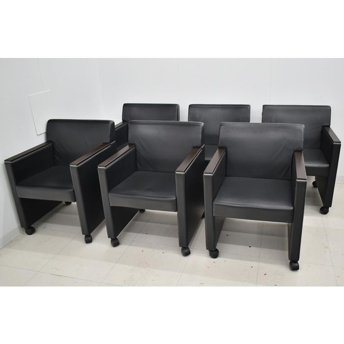 オカムラ（okamura） 【中古】オカムラ 8346W 応接会議チェア 6脚 
