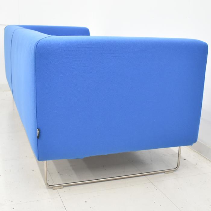 【中古】カッペリーニ エラン Elan ３人掛けソファ 幅2040 2025062102【中古オフィス家具】の画像