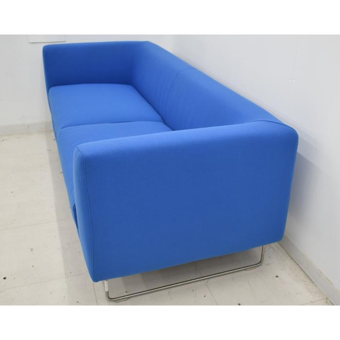 【中古】カッペリーニ エラン Elan ３人掛けソファ 幅2040 2025062102【中古オフィス家具】の画像