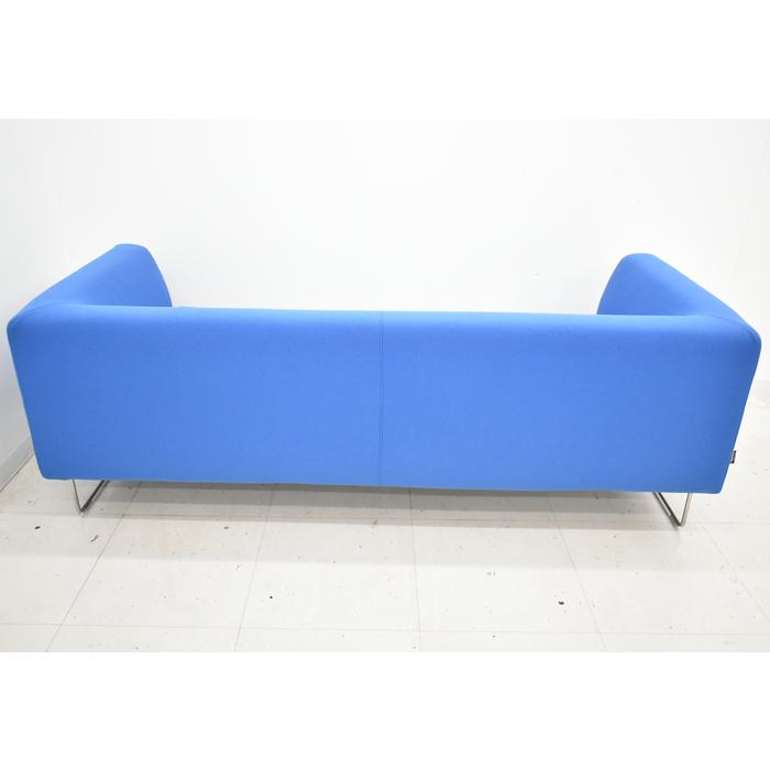 【中古】カッペリーニ エラン Elan ３人掛けソファ 幅2040 2025062102【中古オフィス家具】の画像