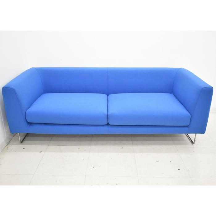 【中古】カッペリーニ エラン Elan ３人掛けソファ 幅2040 2025062102【中古オフィス家具】の画像