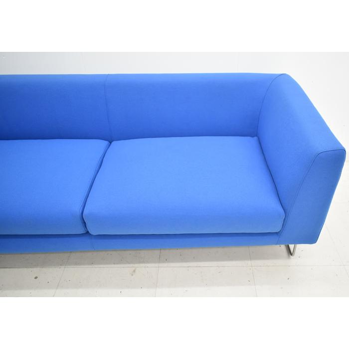【中古】カッペリーニ エラン Elan ３人掛けソファ 幅2040 2025062102【中古オフィス家具】の画像
