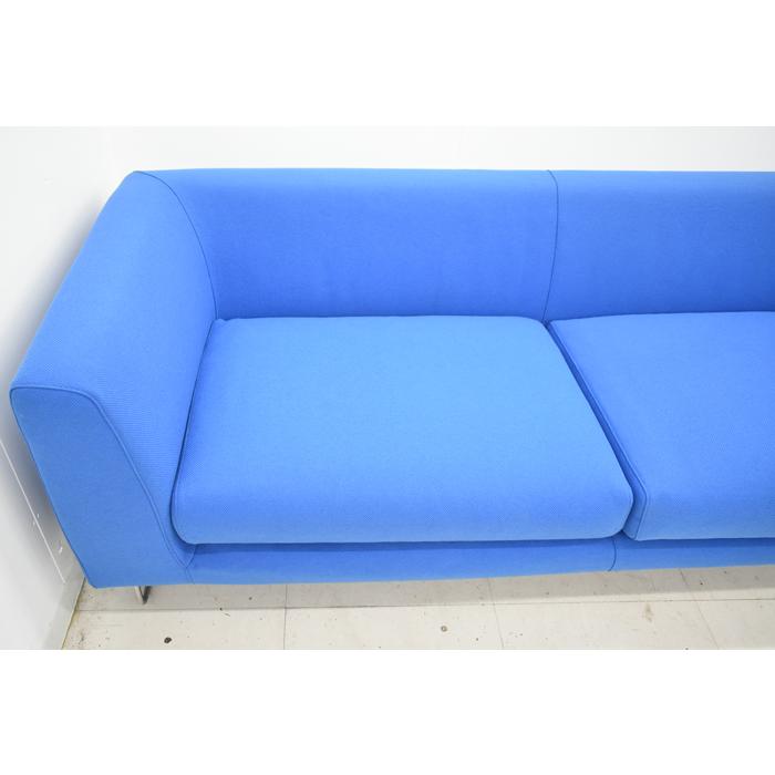 【中古】カッペリーニ エラン Elan ３人掛けソファ 幅2040 2025062102【中古オフィス家具】の画像