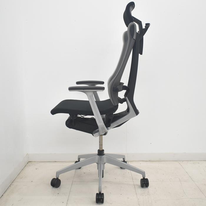 【中古】イトーキ　スピーナ　固定肘　エラストマーバック　可動ヘッドレスト　ハンガー　2025071601【中古オフィス家具】_12