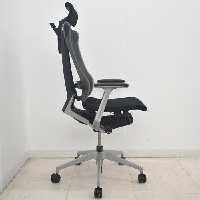 【中古】イトーキ　スピーナ　固定肘　エラストマーバック　可動ヘッドレスト　ハンガー　2025071601【中古オフィス家具】_14