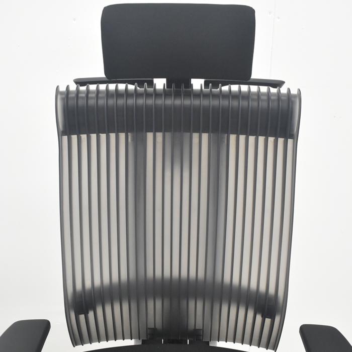 【中古】イトーキ　スピーナ　固定肘　エラストマーバック　可動ヘッドレスト　ハンガー　2025071601【中古オフィス家具】_2