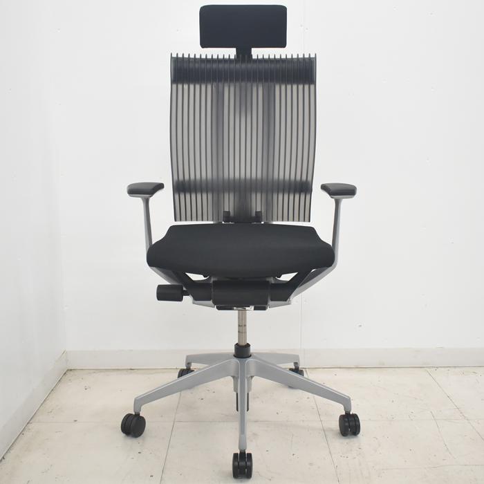 【中古】イトーキ　スピーナ　固定肘　エラストマーバック　可動ヘッドレスト　ハンガー　2025071601【中古オフィス家具】_8