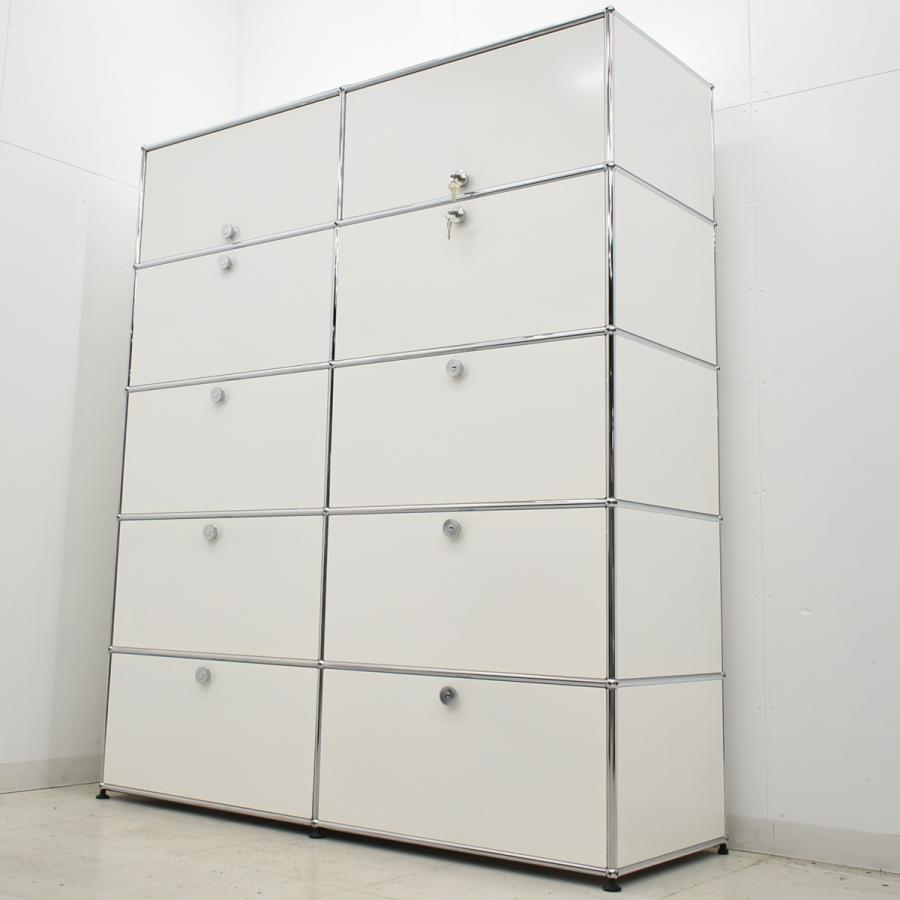 中古】[送料お見積り商品]USM Haller ハラーキャビネット 2列5段 