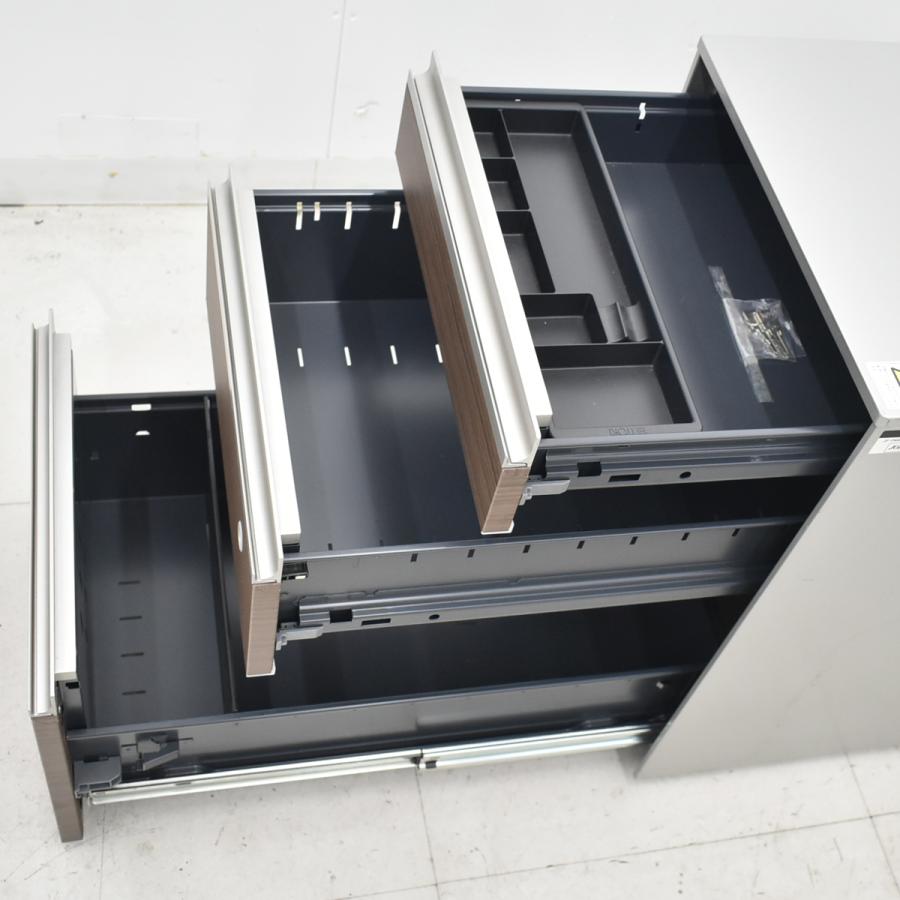 インクルード 【中古】イトーキ インクルード 3段ワゴン 幅395