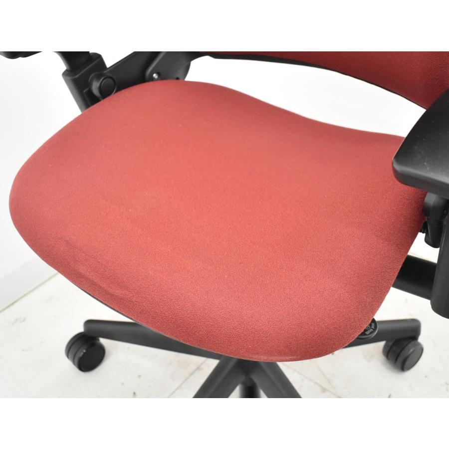 リープチェア 中古 オフィスチェア スチールケース リープ レッド