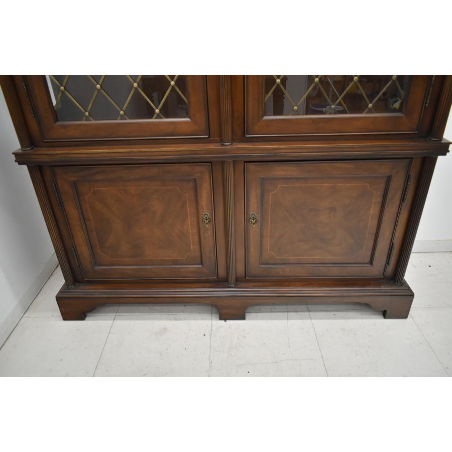 【中古】ドレクセルヘリテイジ　コヴィントンパークコレクション　飾り棚　照明付　全幅1585　木製　2026012002【中古オフィス家具】_13