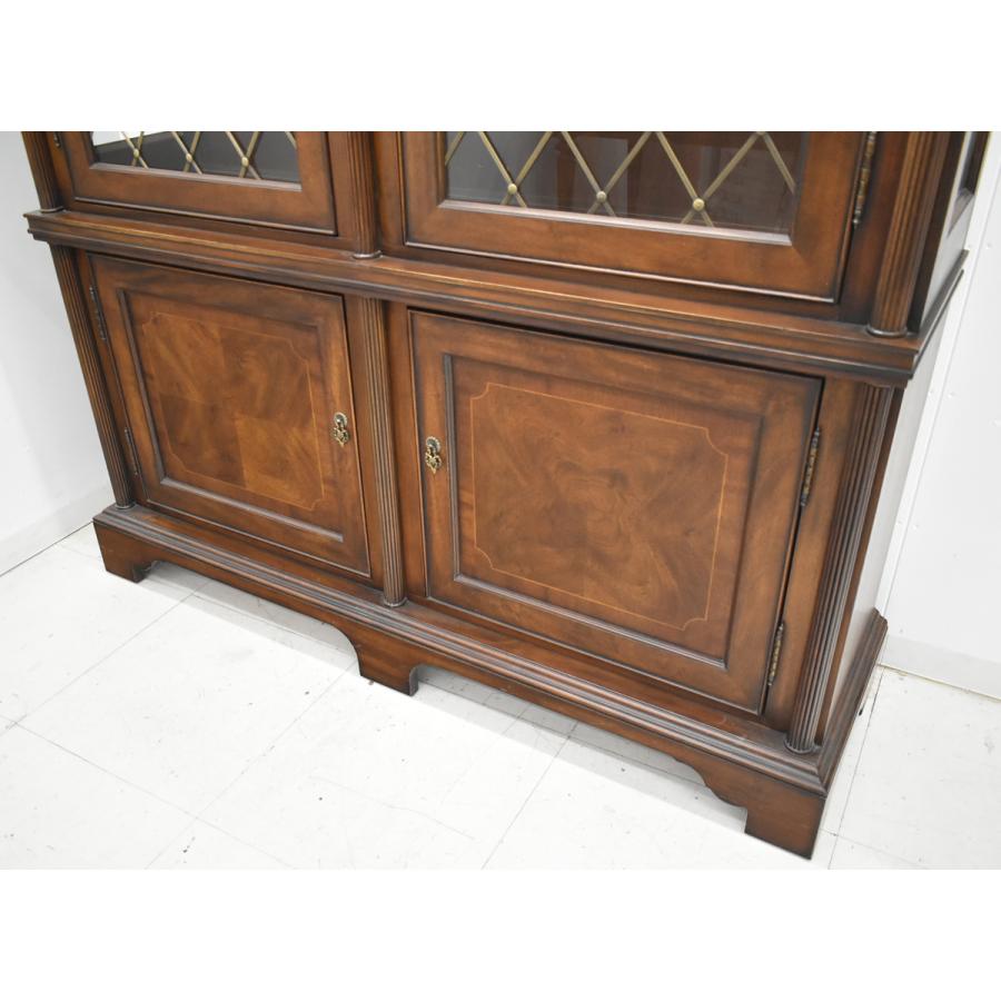 【中古】ドレクセルヘリテイジ　コヴィントンパークコレクション　飾り棚　照明付　全幅1585　木製　2026012002【中古オフィス家具】_2