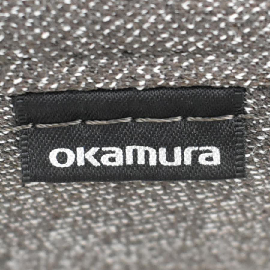 【中古】オカムラ　ライブス　ワークチェア　ロータイプ　木脚　回転タイプ　2026030402【中古オフィス家具】_17