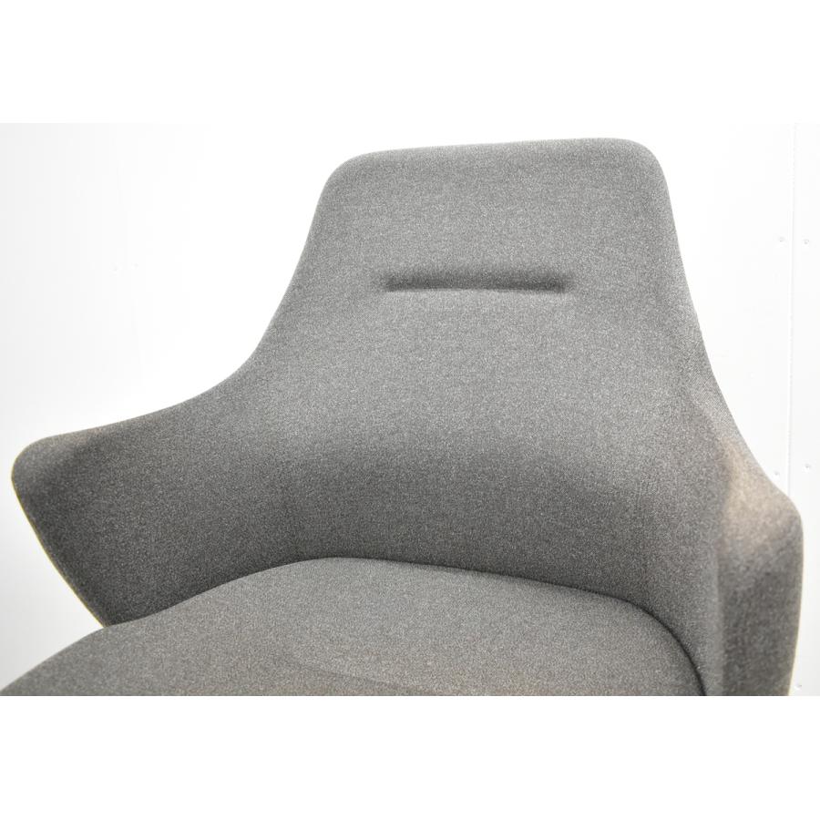 【中古】オカムラ　ライブス　ワークチェア　ロータイプ　木脚　回転タイプ　2026030402【中古オフィス家具】_6
