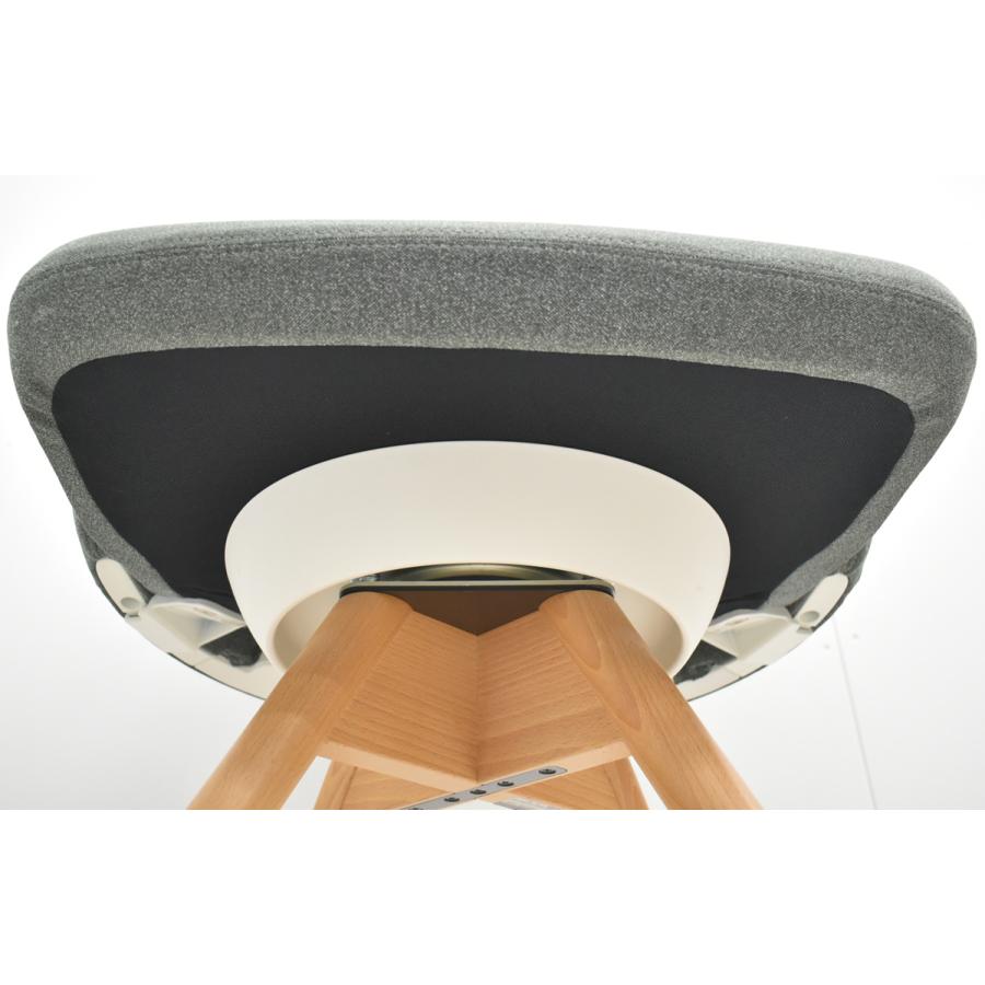 【中古】オカムラ　ライブス　ワークチェア　ロータイプ　木脚　2026030403【中古オフィス家具】_10