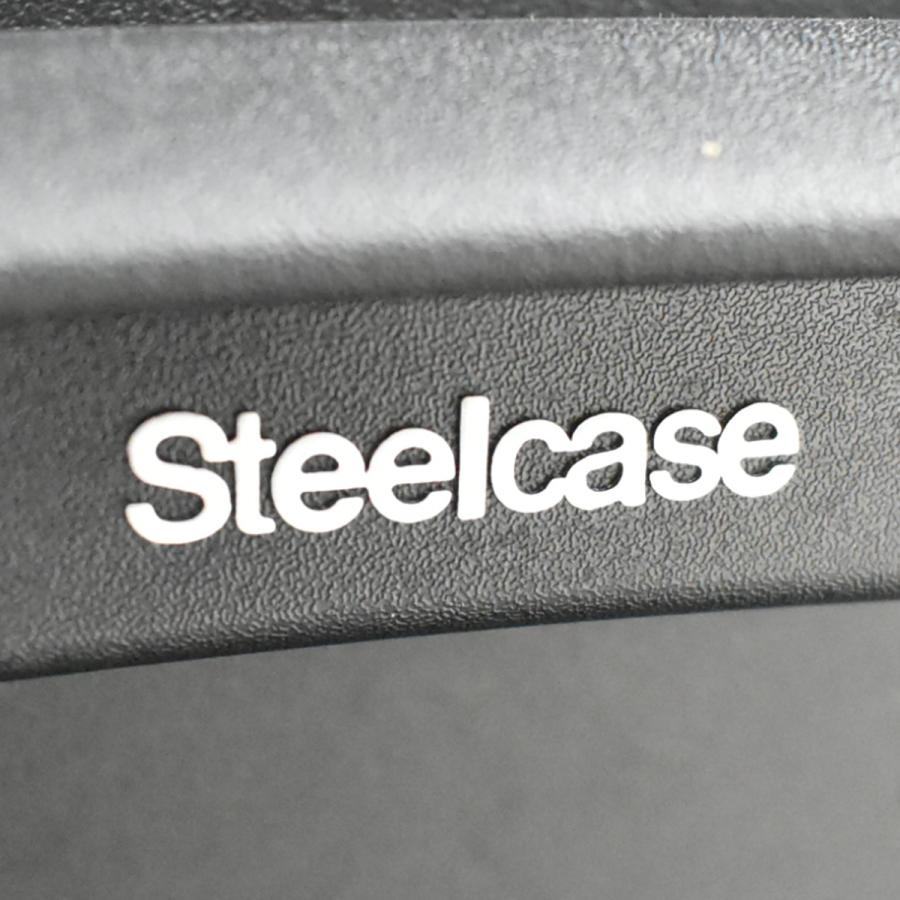 【中古】スチールケース リープＶ２ APモデル 可動肘 ランバーサポート グリーン 2026030503【中古オフィス家具】の画像