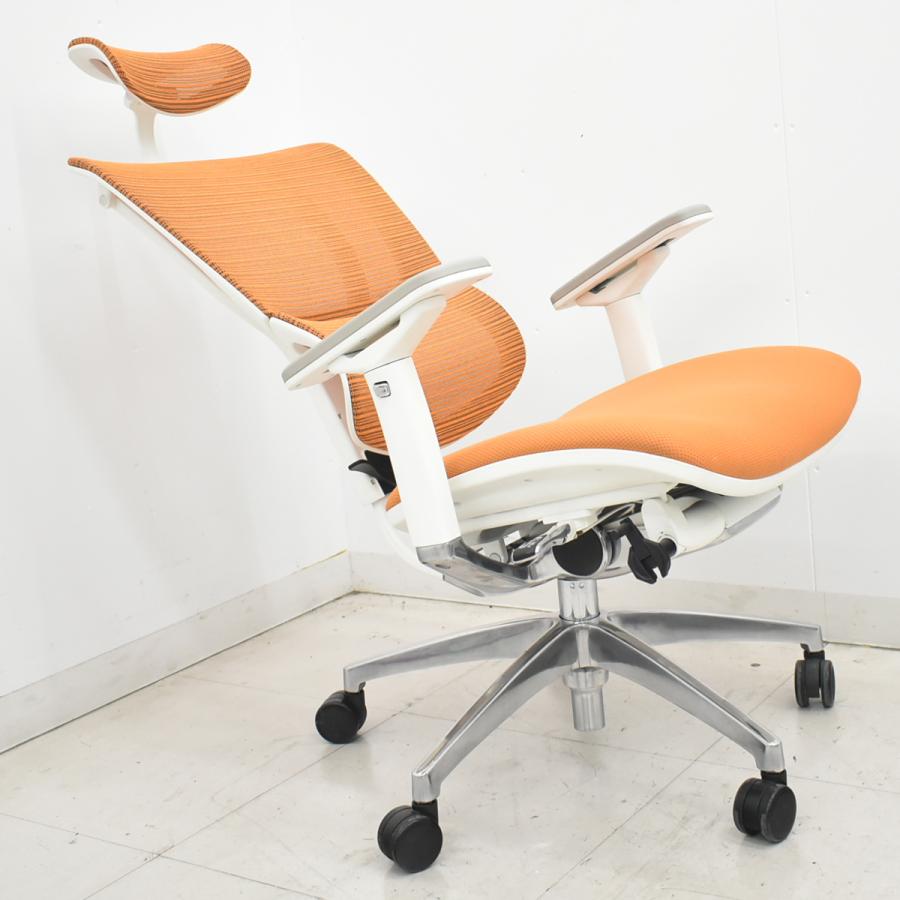 【美品】エルゴヒューマン　ベーシック　メッシュオレンジ　JOIFA802 JOIFA802 エルゴヒューマン ベーシックオレンジ