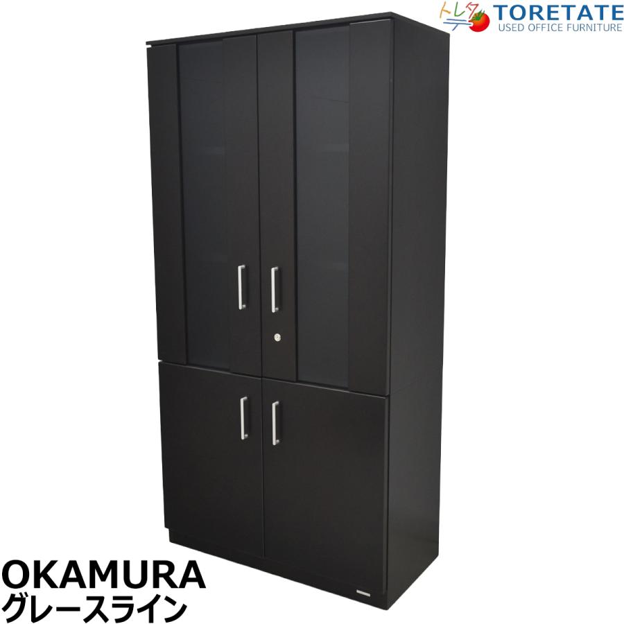 オカムラ（okamura） 【中古】オカムラ グレースライン 役員用書棚