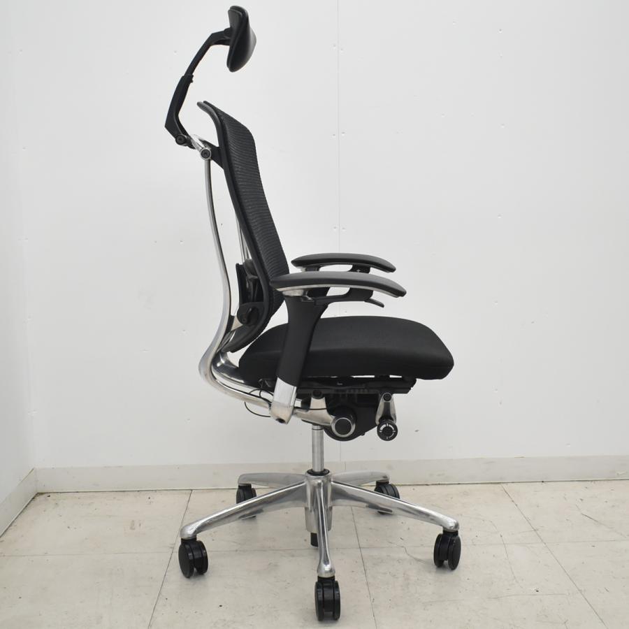 コンテッサ 【中古】オカムラ コンテッサ ヘッドレスト 可動肘（肘 