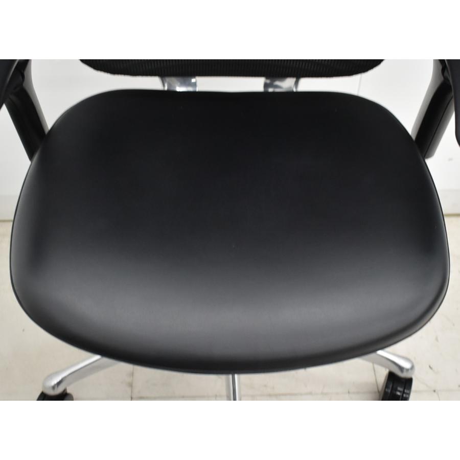 コンテッサ 【中古】オカムラ コンテッサ ヘッドレスト 可動肘 
