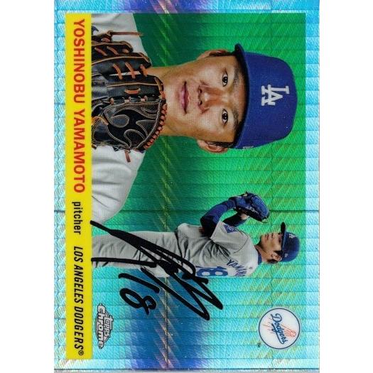 Topps Yoshinobu Yamamoto/山本 由伸 Prism Refractor Base 8 LAD 2025