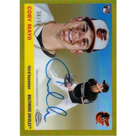 Topps Coby Mayo/コービー・メイヨ Gold Refractor 38/50 Autograph 
