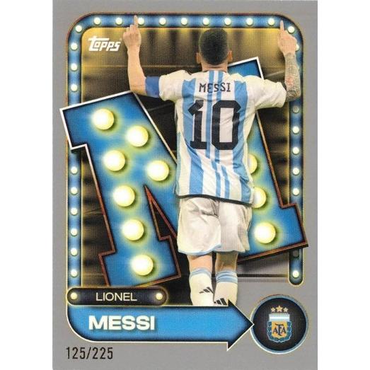 【希少品】メッシ パネル Topps 2026 Argentina Lionel Messi/リオネル・メッシ 125/225 NAME IN