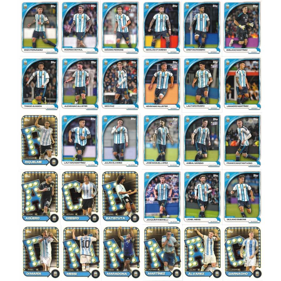 Topps 2026 Argentina Collector Tin Base コンプ30種 : トレカ道