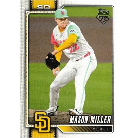 Topps 2026 Topps Series 1 Baseball メイソン・ミラー サンディエゴ 
