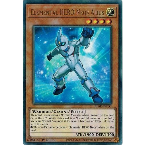 遊戯王 Blar En053 ｅ ｈｅｒｏ アナザー ネオス Elemental Hero Neos Alius ウルトラレア Eu 1st Blar En053 トレカ道 通販 Yahoo ショッピング