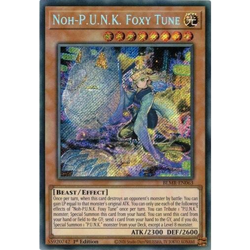 遊戯王 英語版　No-P.U.N.K.フォクシー・チューン コレクターズレア 遊戯王 英語版 No－P.U.N.K.フォクシー・チューン 25th