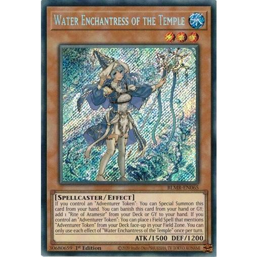 遊戯王 英語(EU版) BLMR-EN065 聖殿の水遣い/Water Enchantress of the