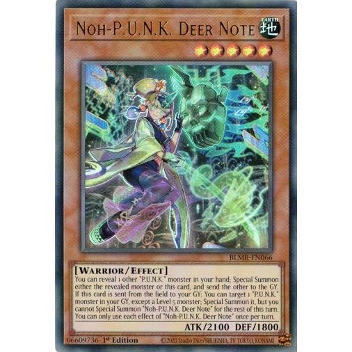 コナミデジタルエンタテインメント 遊戯王 英語(EU版) BLMR-EN066 No−P.U.N.K.ディア・ノート/Noh-P.U.N.K ...