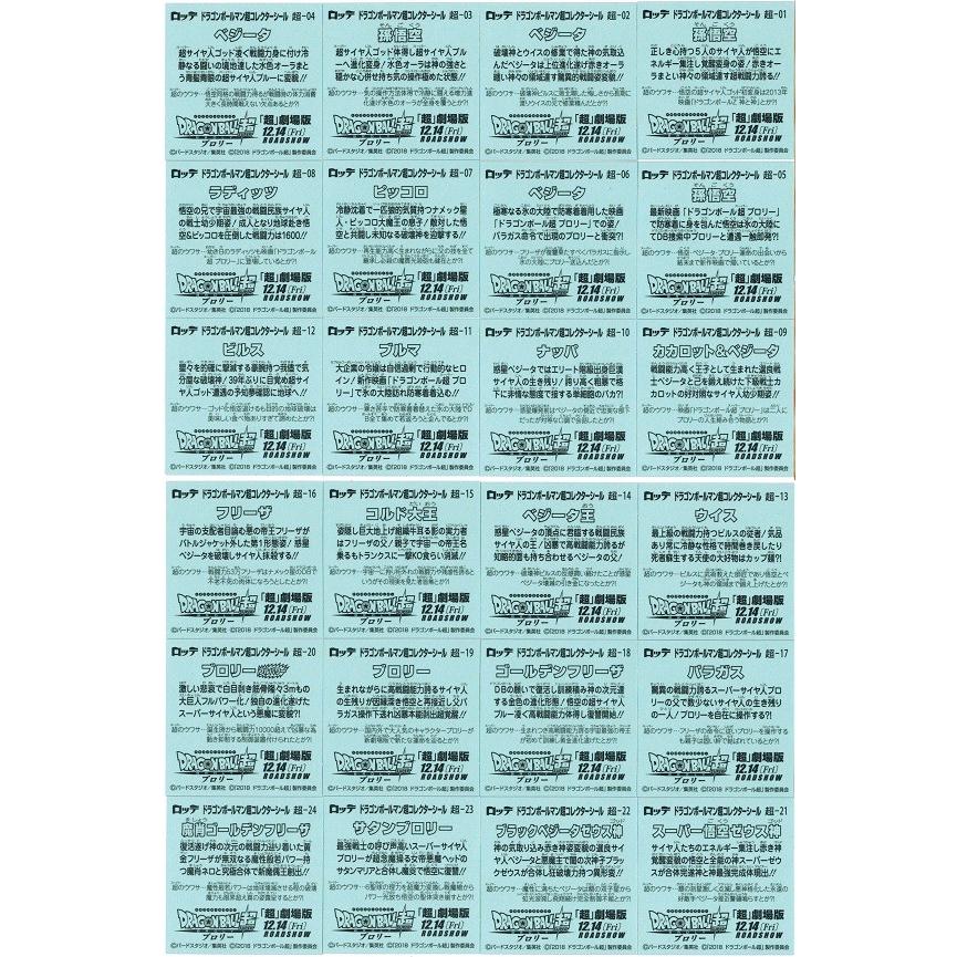 ビックリマンチョコ ドラゴンボールマン 超&Z No.01〜No.24 全48
