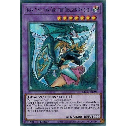 遊戯王 Dlcs En006 竜騎士ブラック マジシャン ガール Dark Magician Girl The Dragon Knight 新規イラスト カラフルウルトラレア 紫 Eu 1st Dlcs En006nip トレカ道 通販 Yahoo ショッピング