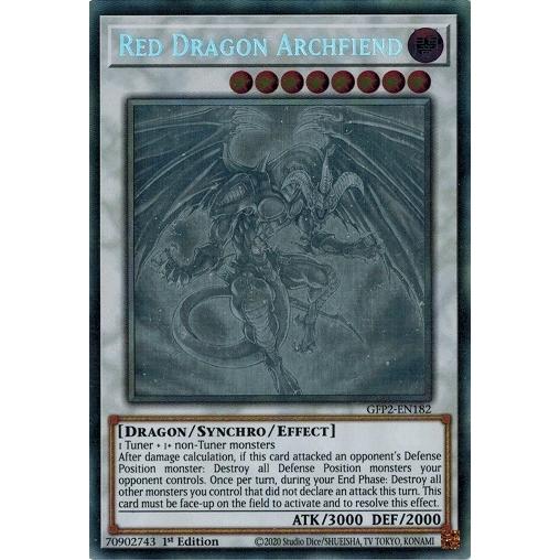 レッド・デーモンズ・ドラゴン　英語版　(ホロ) 英語版 GFP2-EN182 Red Dragon Archfiend レッド・デーモンズ