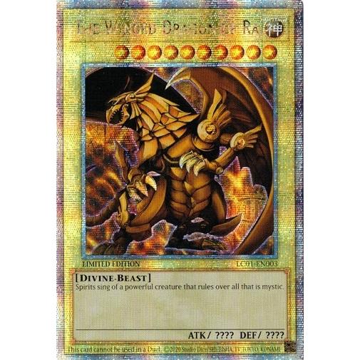 遊戯王 英語(EU版) LC01-EN003 ラーの翼神竜/The Winged Dragon of Ra (25thシークレットレア） ランクA :  lc01-en003-eu-a : トレカ道 - 通販 - Yahoo!ショッピング