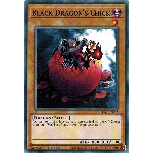 遊戯王 LDS1-EN002 黒竜の雛/Black Dragon's Chick EU 1st｜torekado0822