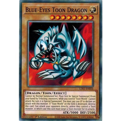 遊戯王 Lds1 En056 ブルーアイズ トゥーン ドラゴン Blue Eyes Toon Dragon Eu 1st Lds1 En056 トレカ道 通販 Yahoo ショッピング