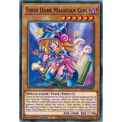 遊戯王 トゥーン ブラック マジシャン ガール ウルトラ 初期 YUGIOH 闇 コナミデジタルエンタテインメント 遊戯王 LDS1-EN057 トゥーン