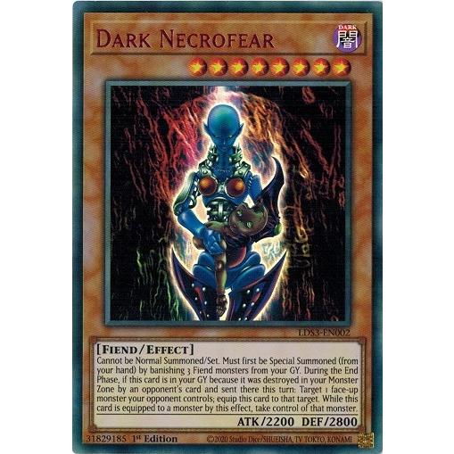 遊戯王 DARK NECROFEAR 1st 旧アジア ウルトラレア ダークネクロフィア
