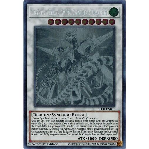 遊戯王 英語 EU版 クリスタルウィングシンクロドラゴン ホロ ゴースト 遊戯王 クリスタルウィング・シンクロ・ドラゴン ゴーストレア 英語