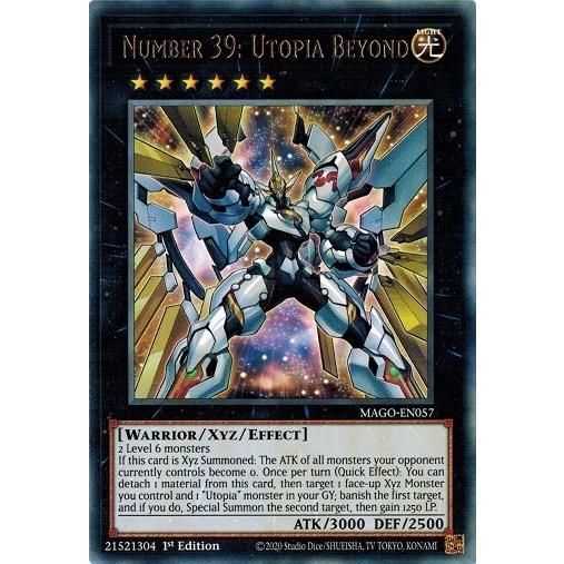 遊戯王 Mago En057 ｎｏ ３９ 希望皇ビヨンド ザ ホープ Number 39 Utopia Beyond ゴールドレターレア Eu 1st Mago En057 トレカ道 通販 Yahoo ショッピング