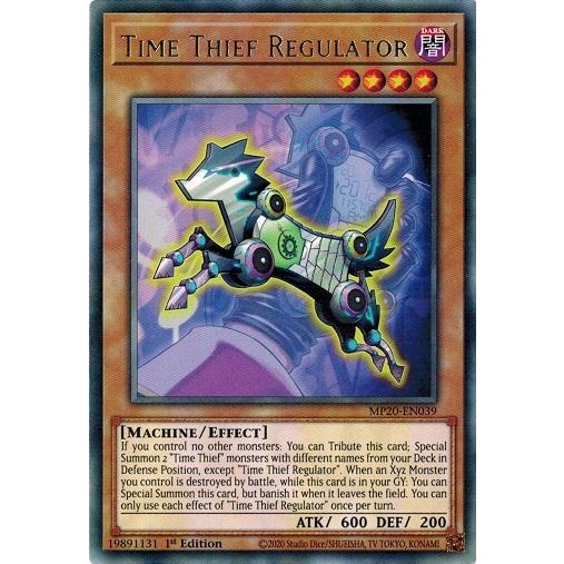 遊戯王 Mp En039 クロノダイバー レギュレーター Time Thief Regulator レア Eu 1st Mp En039 トレカ道 通販 Yahoo ショッピング