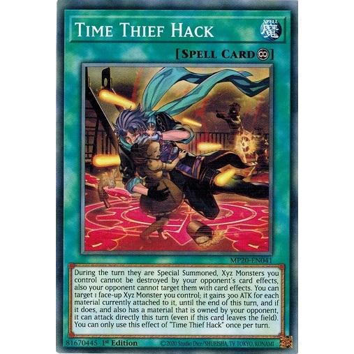 遊戯王 Mp En041 クロノダイバー ハック Time Thief Hack Eu 1st Mp En041 トレカ道 通販 Yahoo ショッピング