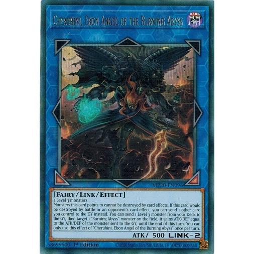 遊戯王 Mp En096 彼岸の黒天使 ケルビーニ Cherubini Ebon Angel Of The Burning Abyss ウルトラレア Eu 1st Mp En096 トレカ道 通販 Yahoo ショッピング