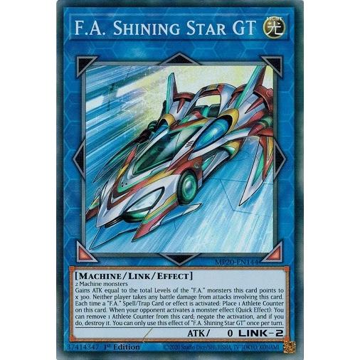 遊戯王 Mp En144 ｆ ａ シャイニングスターｇｔ F A Shining Star Gt スーパーレア Eu 1st Mp En144 トレカ道 通販 Yahoo ショッピング